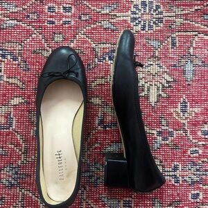 Ballerette ballet heeled shoes with string bow size 40/9.5